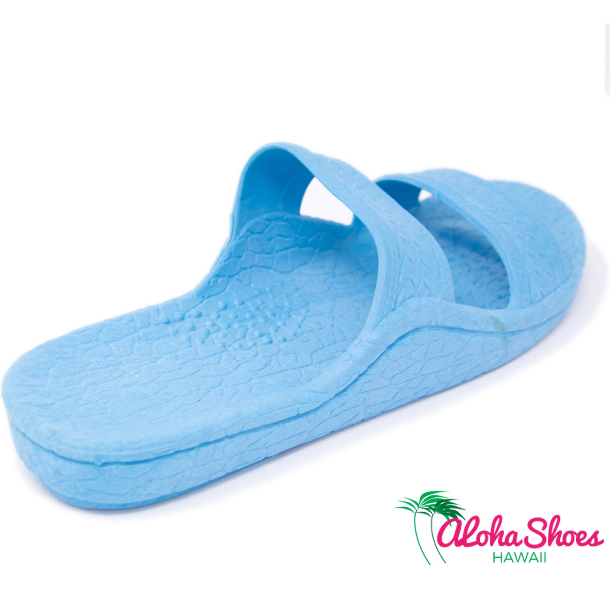 Jandals Sky Blue Pali Hawaii | Waterproof Slide Sandals - AlohaShoes.com