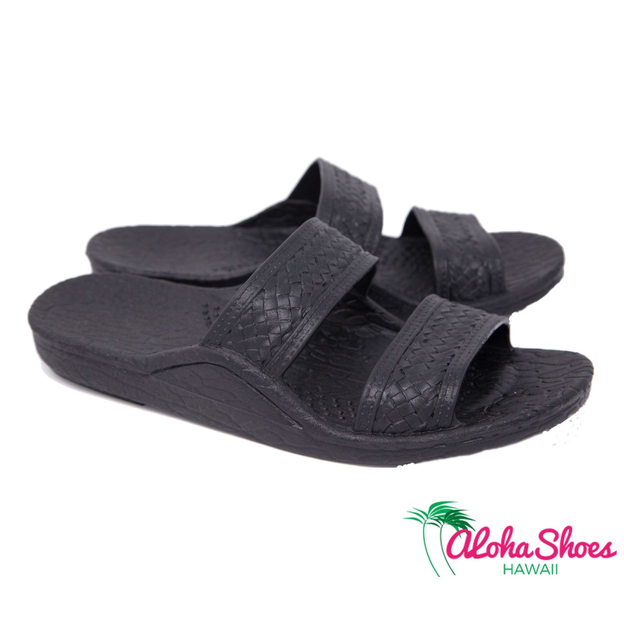 Black Jesus Sandals | Pali Hawaii Flexible Slide - AlohaShoes.com