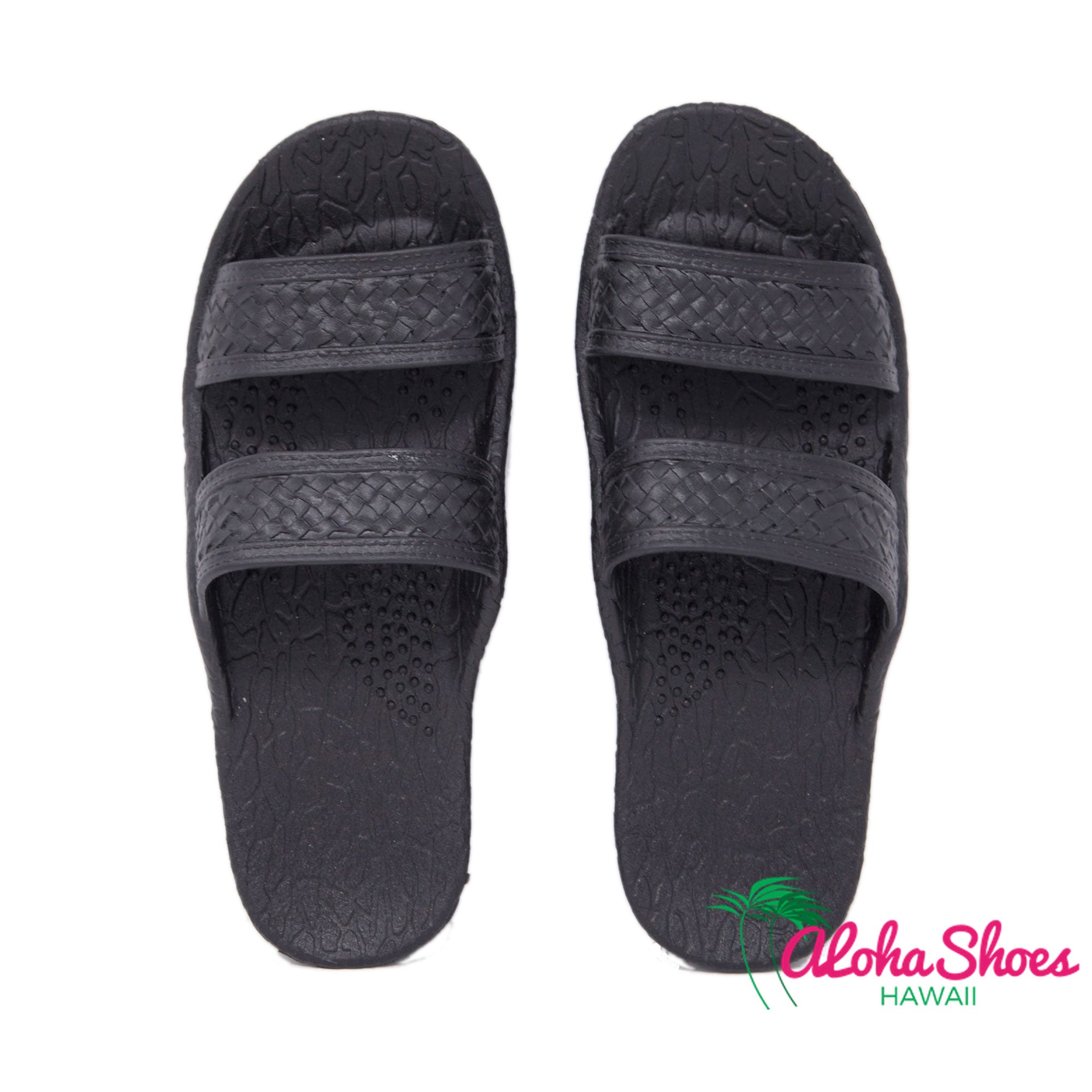 Black Jesus Sandals | Pali Hawaii Flexible Slide - AlohaShoes.com