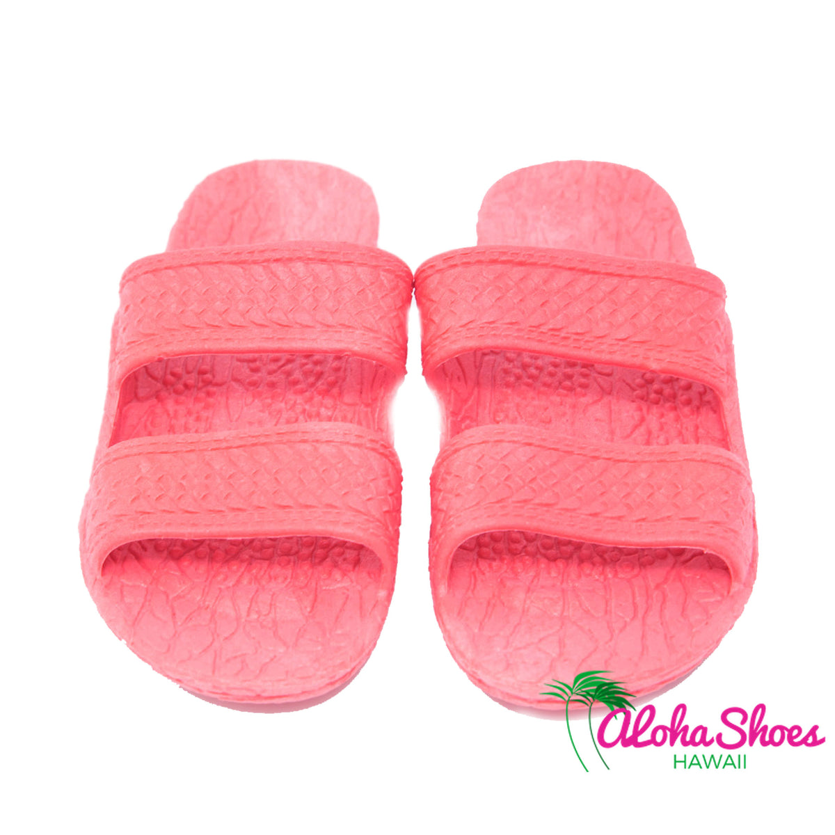Pali Hawaii Jandals Hawaiian Pink Slides - AlohaShoes.com