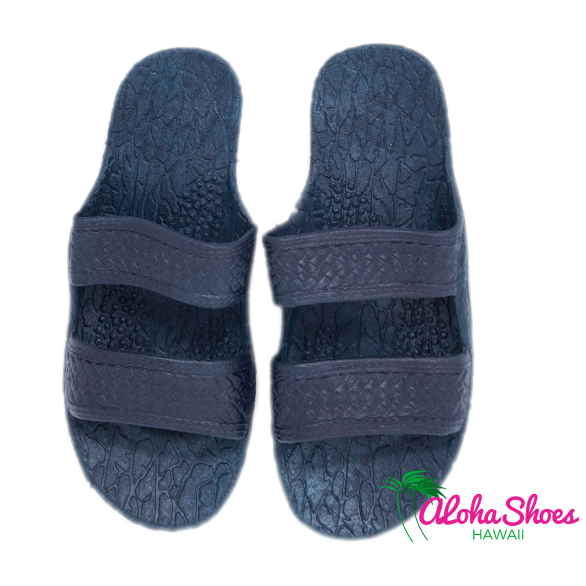 Pali Hawaii Sandals Navy Jandals - AlohaShoes.com