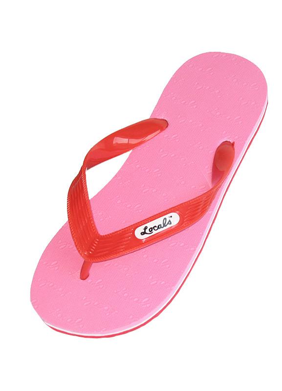 Locals Women's Slippers Striped Rubber Flip Flops from Hawaii - AlohaShoes.com