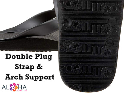Mens Kumu Natural Rubber Sandals | Double Plug Bottom Flip Flops - AlohaShoes.com