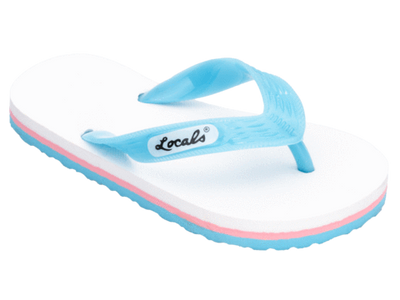 Kids Locals Slippers Striped Rubber Flip Flops from Hawaii - AlohaShoes.com