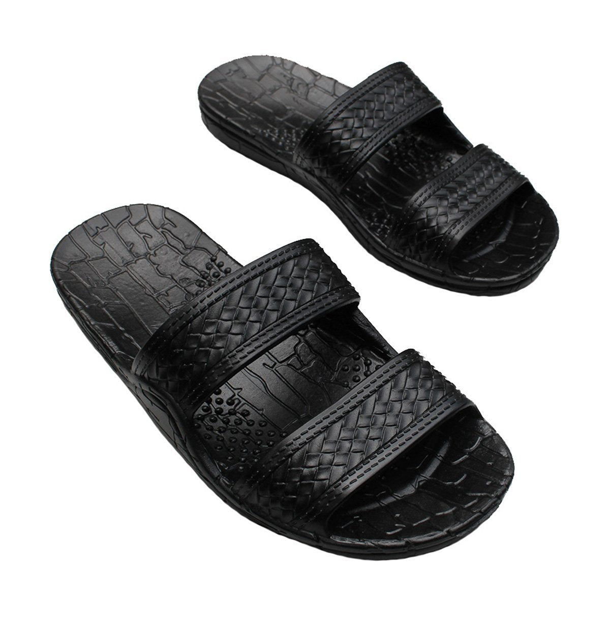 Brown Jesus Sandals | Black Jandals From Hawaii - AlohaShoes.com