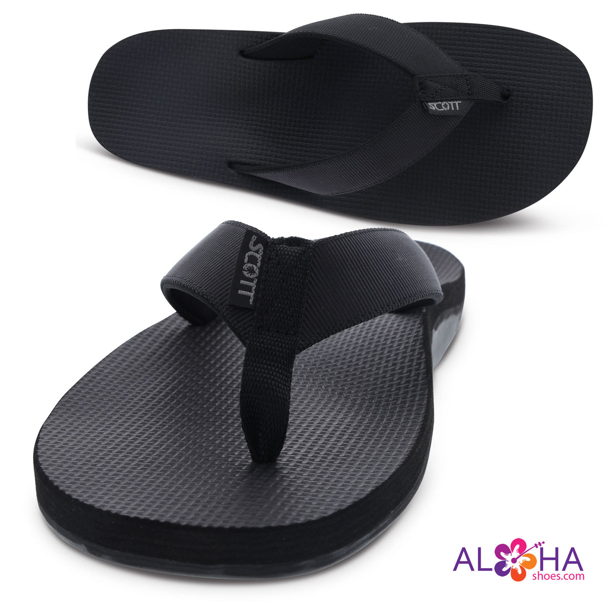 Scott Hawaii Manoa Classic Sandals Woven Nylon Strap - AlohaShoes.com
