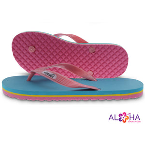 Locals Hawaii Women's Neon Slippers - AlohaShoes.com