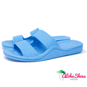 Jandals Sky Blue Pali Hawaii | Waterproof Slide Sandals - AlohaShoes.com