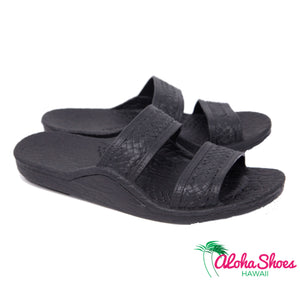 Black Jesus Sandals | Pali Hawaii Flexible Slide - AlohaShoes.com