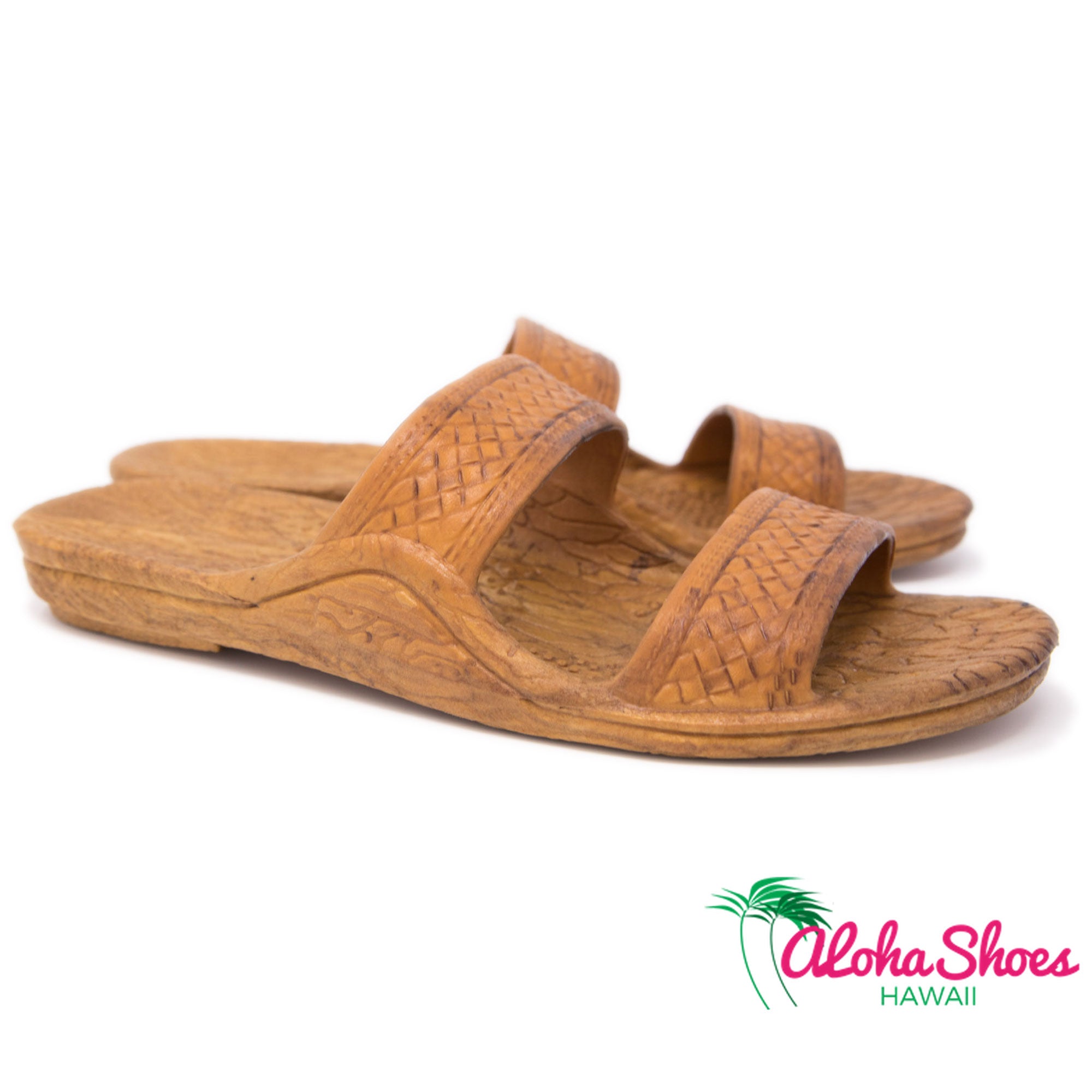Pali Hawaii Jandals Light Brown Classics - AlohaShoes.com