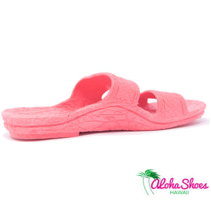 Pali Hawaii Jandals Hawaiian Pink Slides - AlohaShoes.com